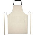 Nia 200 g/m2 recycled cotton apron, solid black