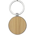Nino bamboo round keychain
