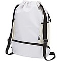 Nomad GRS recycled sports drawstring bag with bottom compartment 18L, sandstone