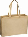 Non woven bag with bottom gusset