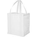 Non-woven grocery tote white