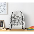 Non woven kids bag with pens