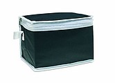 Nonwoven 6 can cooler bag, black