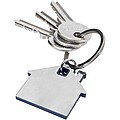 Nook house-shaped keychain, blue
