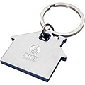 Nook house-shaped keychain, blue