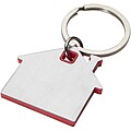Nook house-shaped keychain, red