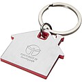 Nook house-shaped keychain, red