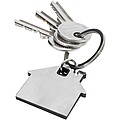 Nook house-shaped keychain, solid black