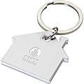 Nook house-shaped keychain, white