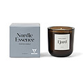 Nordic essence scented candle large, blue, dark brown