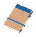 Note book made out of recycled paper/cardboard,colour blue