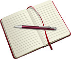 Note book with a soft PU coverYellow