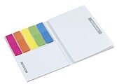Note-it with plastic adhesive marks