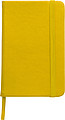 Notebook with a soft PU coverYellow