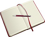 Notebook with a soft PU coverYellow