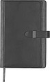 Notebook with business card compartments