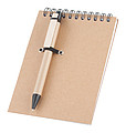 notebook with pen