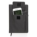 Notebook with phone pocket