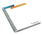 Notepads with cover and spiral