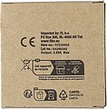 Nylon charging cable Janet, black