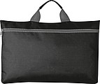 Nylon conference bag, black