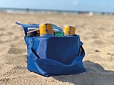 Nylon cooler bag, blue