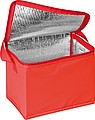 Nylon cooler bag, red