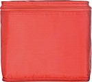 Nylon cooler bag, red