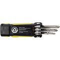 Octo 8-in-1 RCS recycled plastic screwdriver set with torch