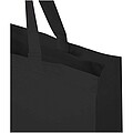Odessa 220 g/m2 GRS recycled cotton tote bag 40L, solid black