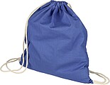 Oeko-Tex cotton (140 gsm) drawstring backpack Bridget, red
