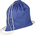 Oeko-Tex cotton (140 gsm) drawstring backpack Bridget, red