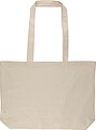 Oeko-Tex® cotton (140 gsm) shopping bag Isak, khaki