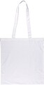 Oeko-Tex cotton (140 gsm) shopping bag Kenneth, white