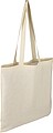 Oeko-Tex cotton (140 gsm) shopping bag Leonard, khaki
