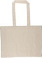 Oeko-Tex® cotton (180 gsm) shopping bag Novi, khaki