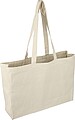 Oeko-Tex cotton (220 gsm) shopping bag Imogen, khaki