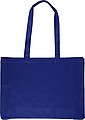 Oeko-Tex cotton (220 gsm) shopping bag Isaac, blue