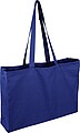 Oeko-Tex cotton (220 gsm) shopping bag Isaac, blue