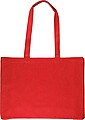 Oeko-Tex cotton (220 gsm) shopping bag Isaac, red