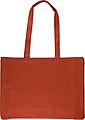 Oeko-Tex cotton (220 gsm) shopping bag Isaac, red