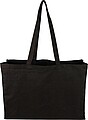 Oeko-Tex cotton (280 gsm) shopping bag Hugh, black