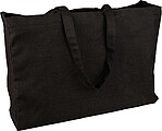 Oeko-Tex cotton (280 gsm) shopping bag Hugh, black