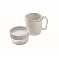 On the go cup in PP 450 ml, white