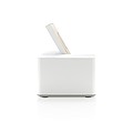 Ontario 5W wireless charger with speaker, white