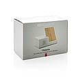 Ontario 5W wireless charger with speaker, white