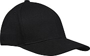 Opal 6 panel Aware™ recycled cap, solid black