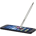 Ore aluminium ballpoint pen with stylus (blue ink), silver