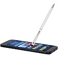 Ore aluminium ballpoint pen with stylus (blue ink), white