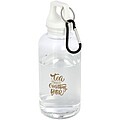 Oregon 400 ml RCS certified recycled plastic water bottle with carabiner